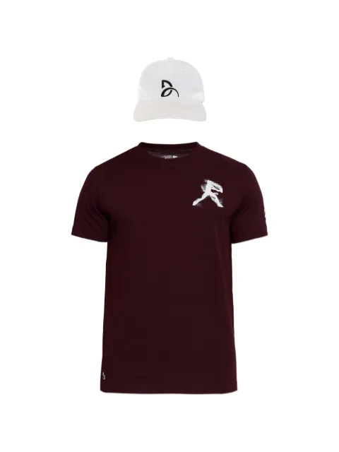 Lacoste x Novak Djokovic graphic-print T-shirt and cap set