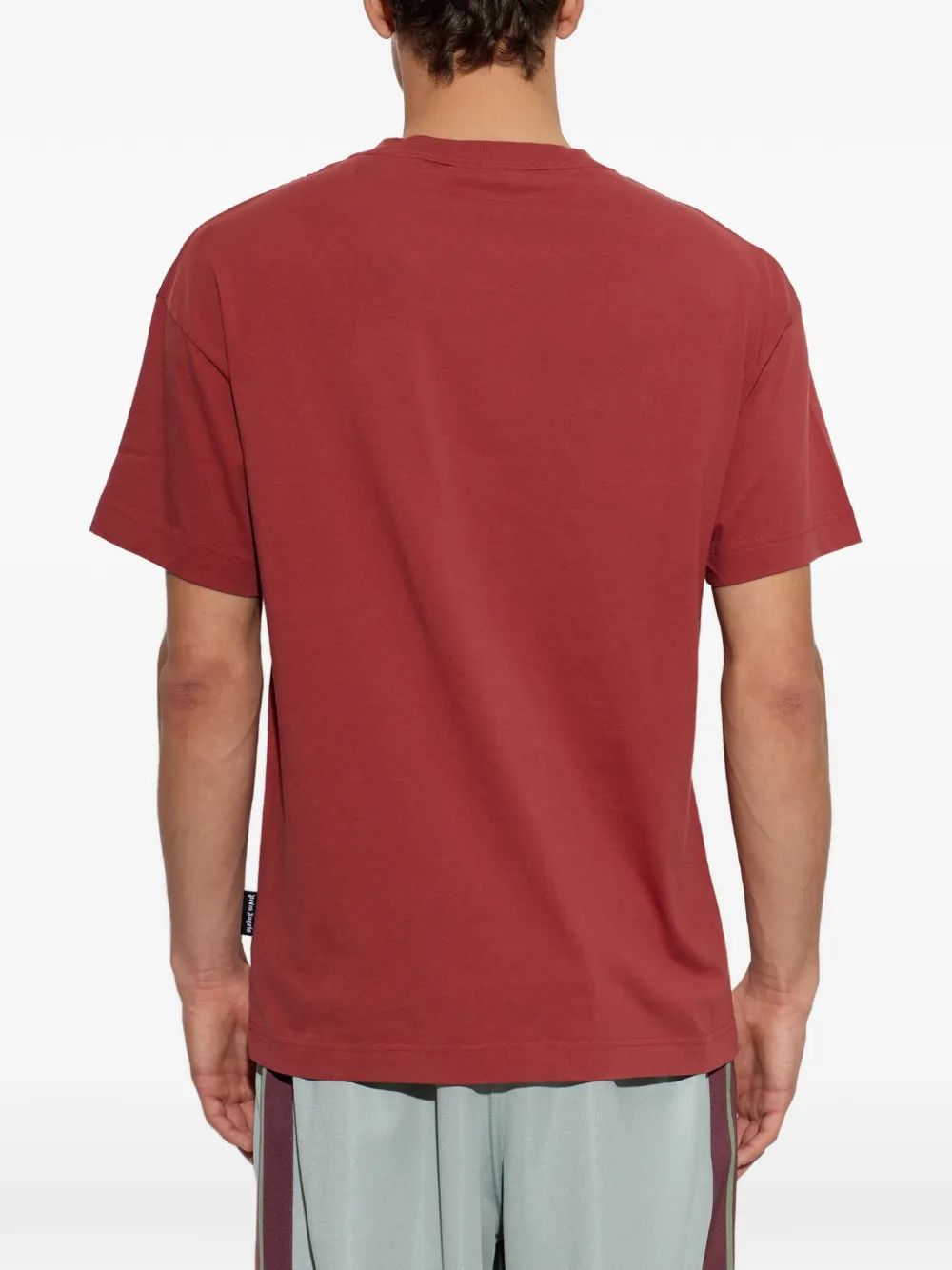 Palm Angels logo-patch T-shirt Rood