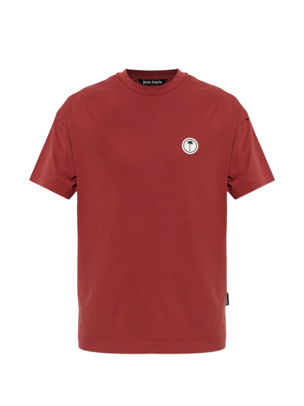 Palm Angels logo-patch T-shirt - Rot