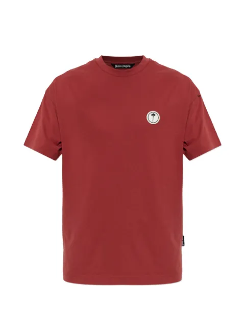 Palm Angels logo-patch T-shirt