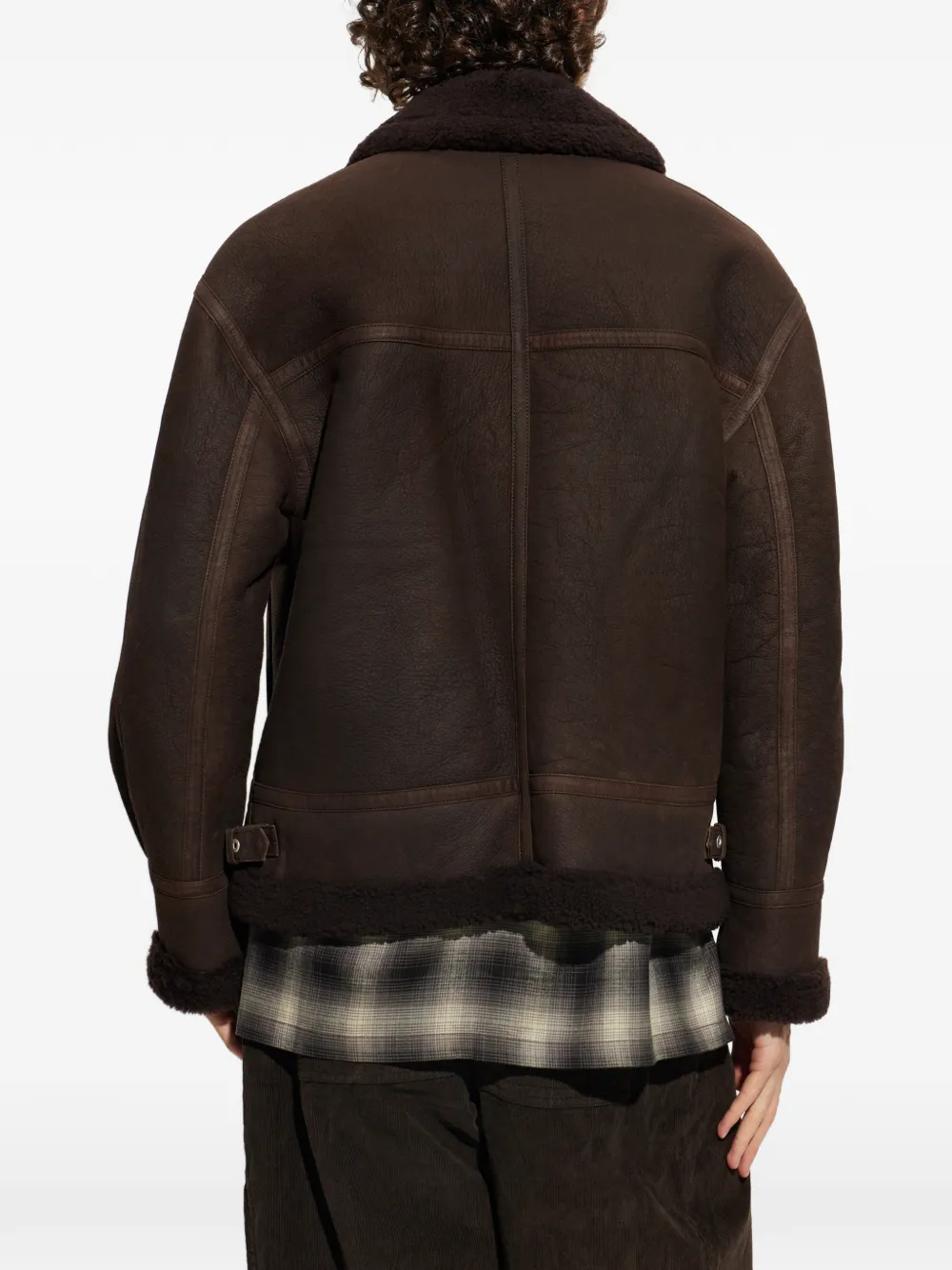 Arma Sano Shearling Jacket In Multi