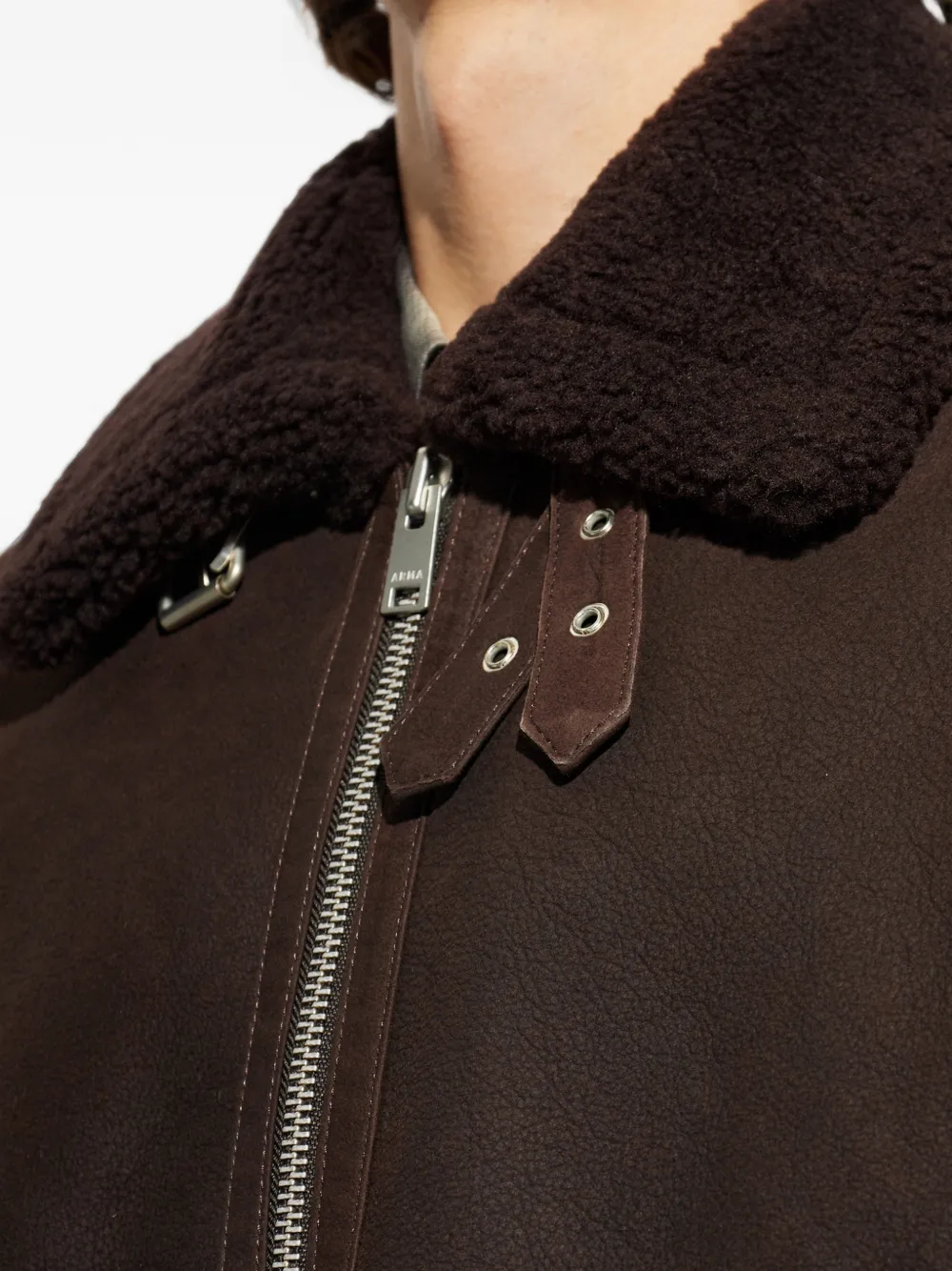 Arma Sano Shearling Jacket In Multi