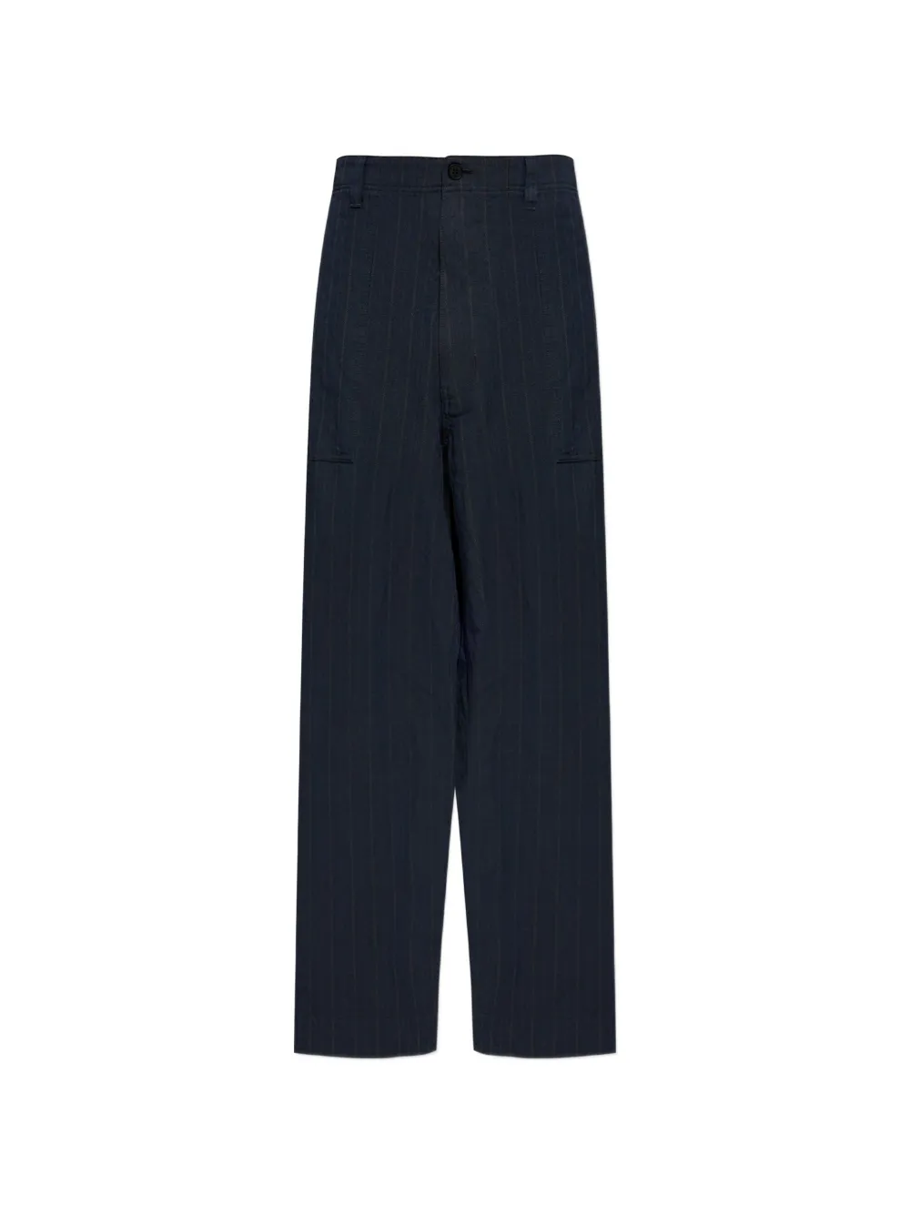 Comme des Garçons Homme Plus pinstripe-pattern trousers - Blu