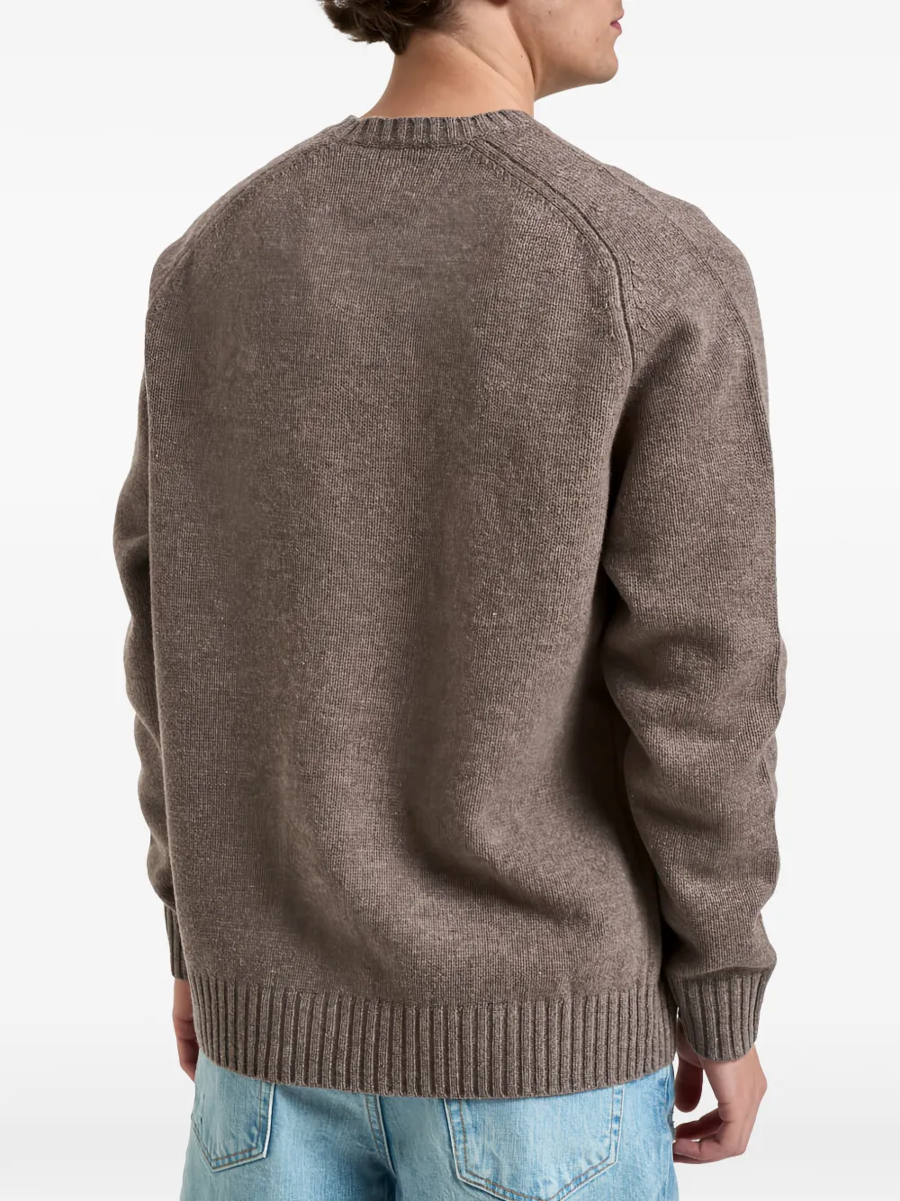 MC2 Saint Barth crew-neck raglan-sleeve sweater Bruin