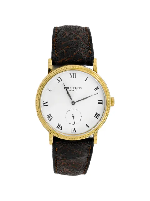Patek Philippe Pre-Owned Calatrava Clous de Paris 33mm watch