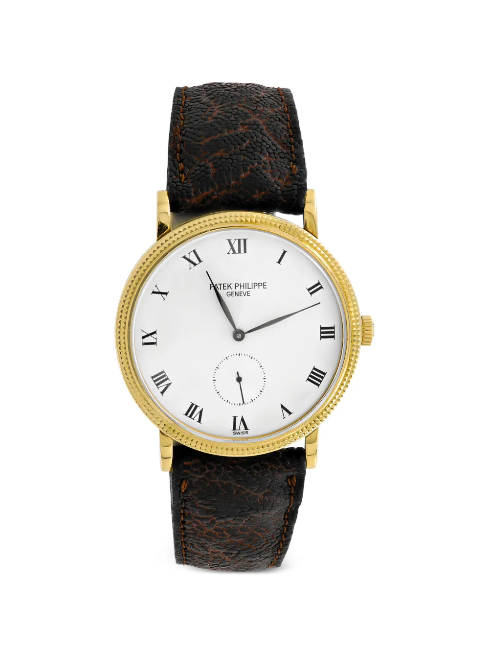 Patek Philippe Pre-Owned Calatrava Clous de Paris 33mm watch - Bianco