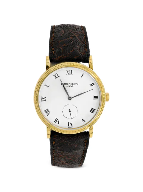 Patek Philippe Pre-Owned Calatrava Clous de Paris 33mm watch