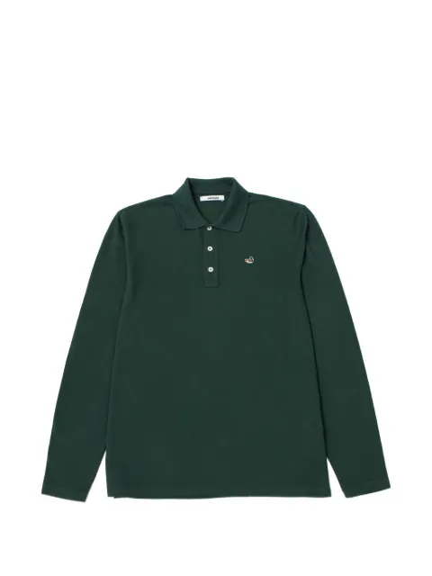 Edmmond Studios embroidered long-sleeve polo shirt