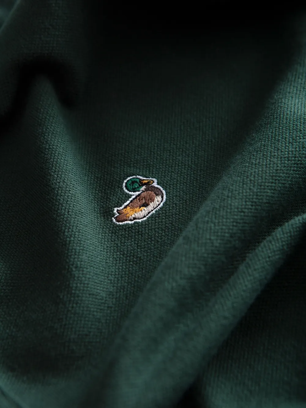 Edmmond Studios Poloshirt met geborduurd logo Groen
