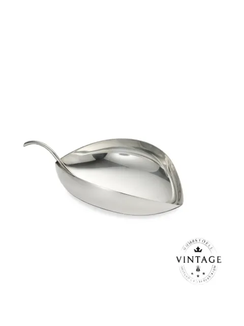 Christofle Lino Sabattini leaf bowl