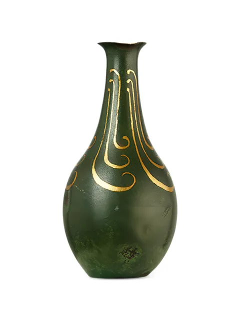Christofle Dinanderies patinated gilded vase