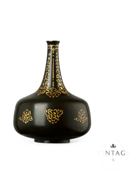 Christofle 1920 Dinanderies patinated gilded vase