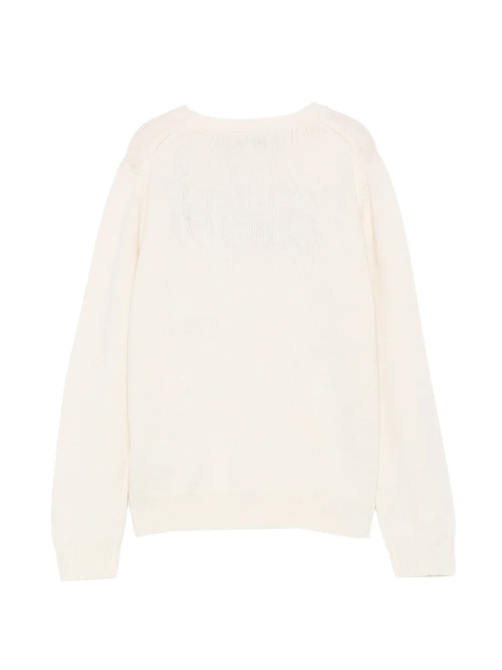 MC2 Saint Barth Kids Princess rhinestone-embellished sweater Beige