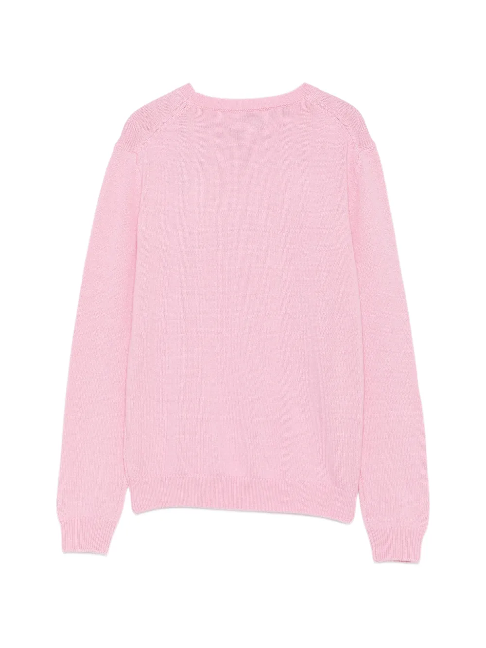 MC2 Saint Barth Kids Princess embellished intarsia-knit sweater Roze