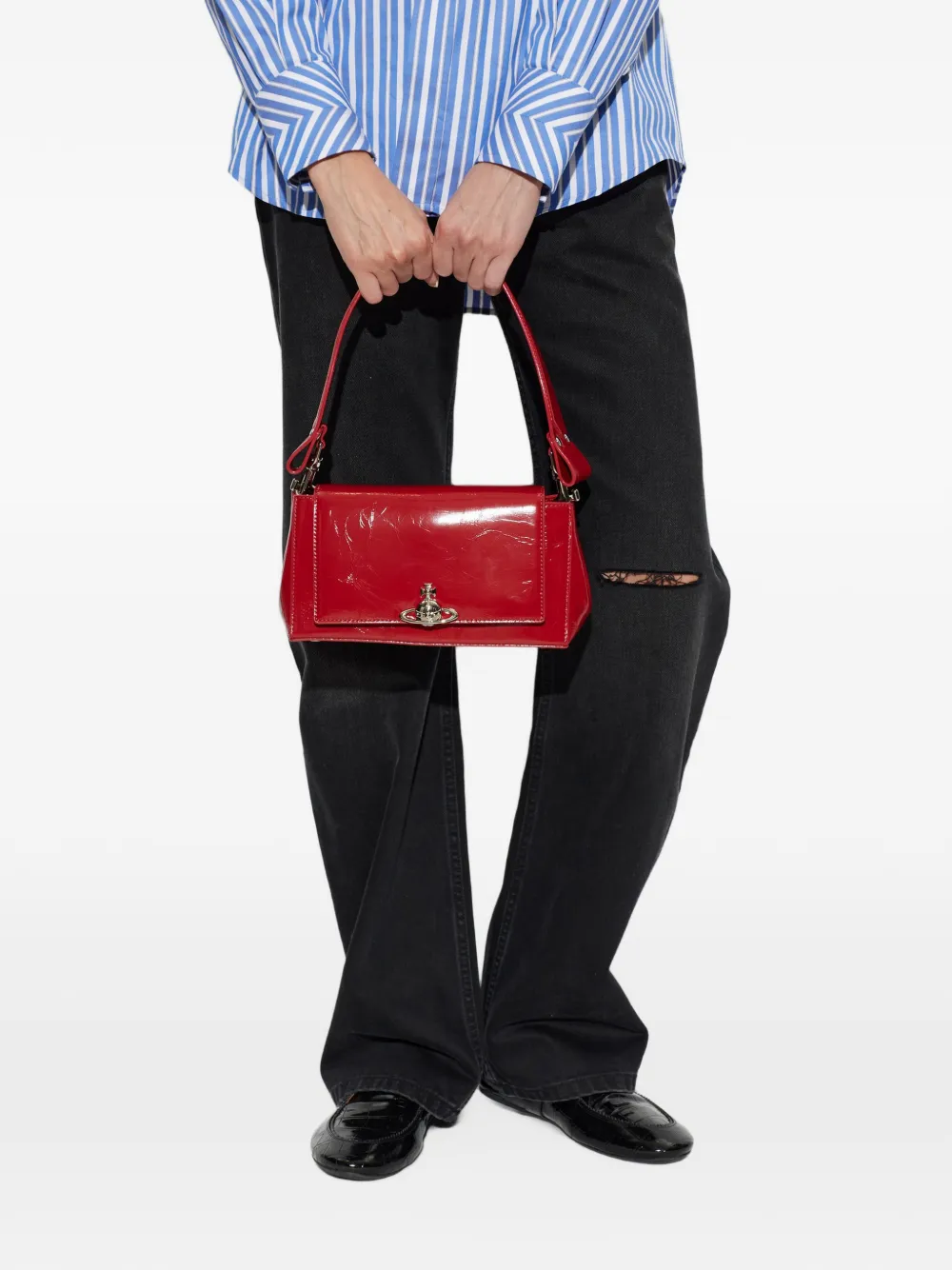 Vivienne Westwood Medium Hazel schoudertas Rood