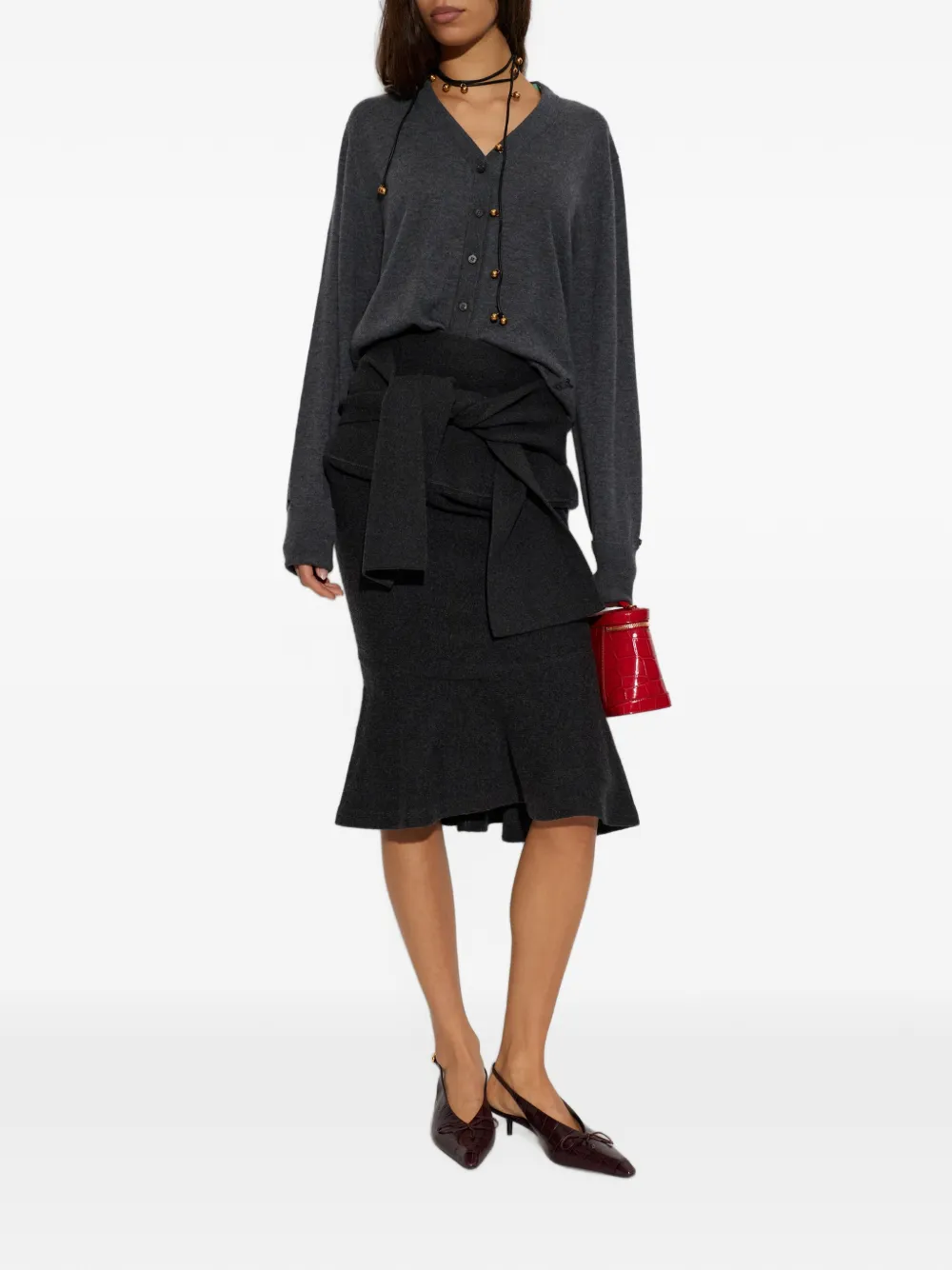 Jacquemus The Pablo vest Grijs
