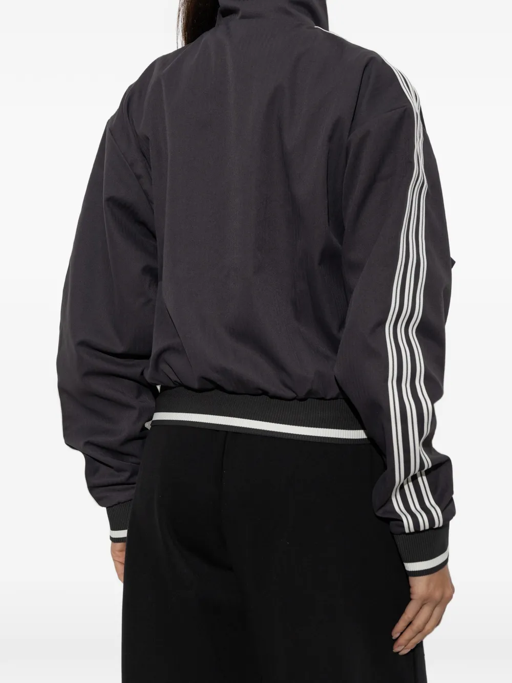 adidas Shirtjack met geborduurd logo Grijs