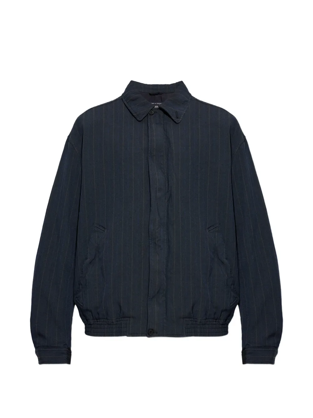 Comme des Garçons Homme Plus pinstripe-pattern jacket - Blau