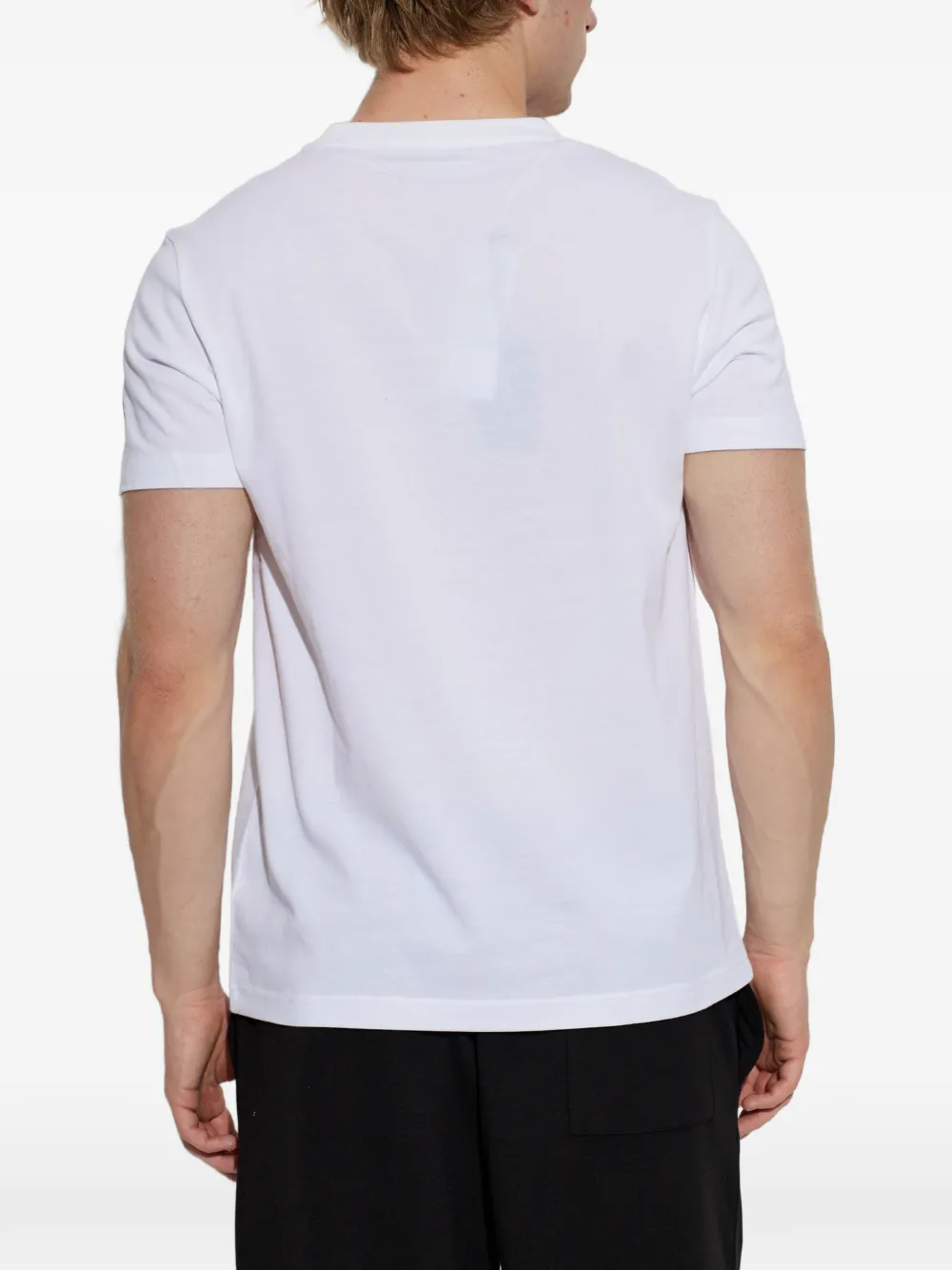 Lacoste x Novak Djokovic set van T-shirt met grafische print en honkbalpet Wit