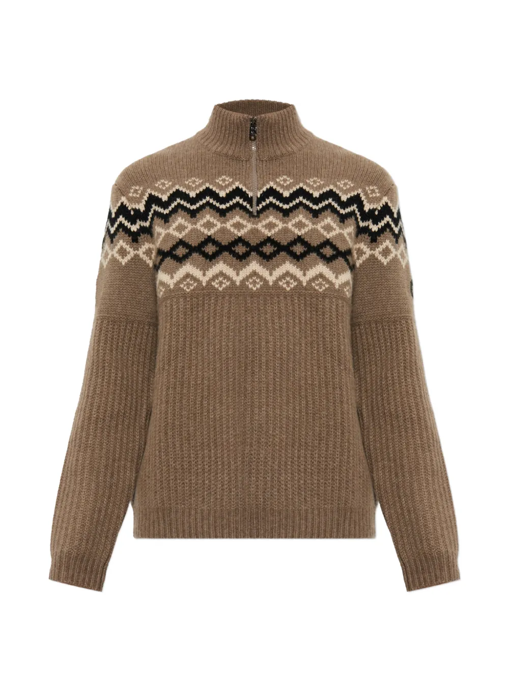 BOGNER Ludi intarsia-knit sweater - Brown