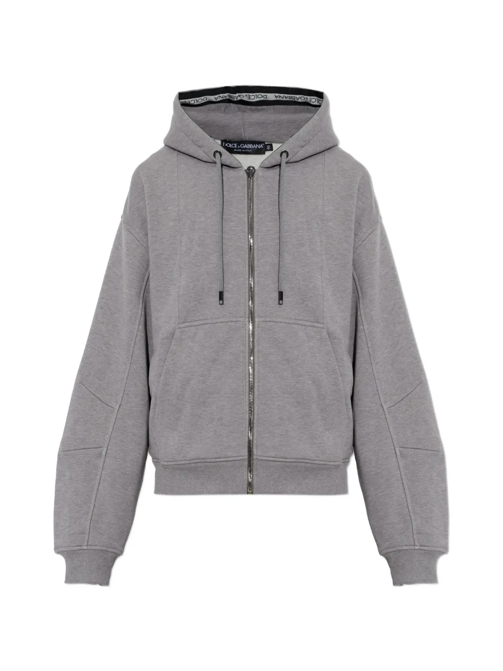 Dolce & Gabbana cotton hooded sweatshirt - Grey