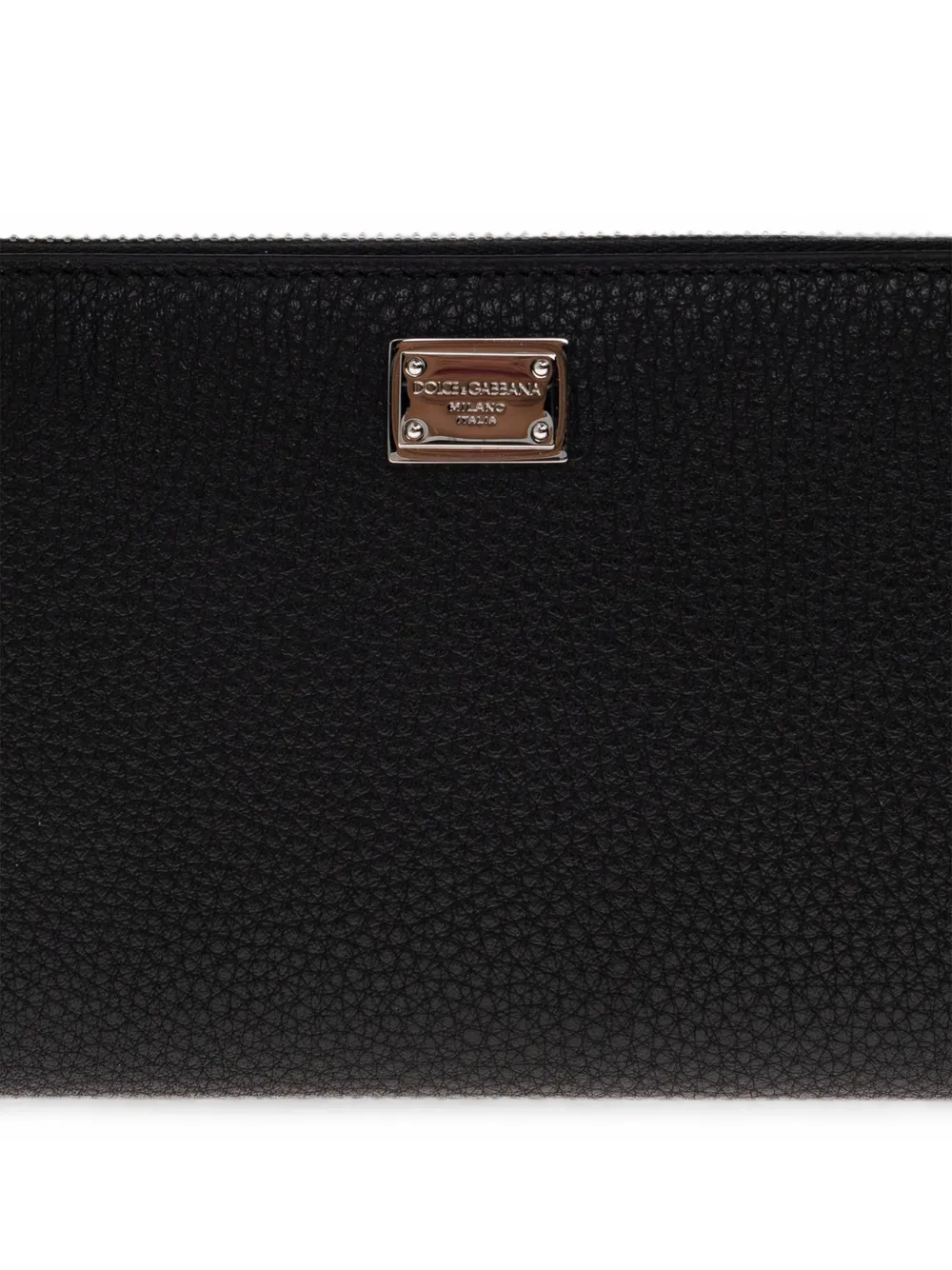 Dolce & Gabbana Portemonnee met logoplakkaat Zwart