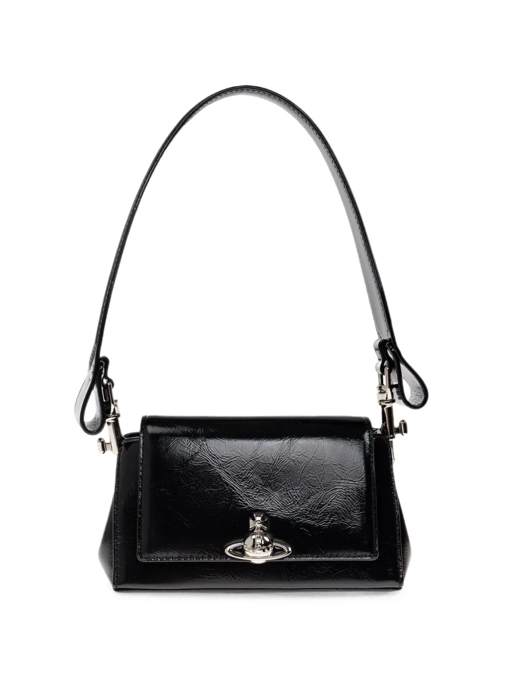 Vivienne Westwood Hazel Small Orb-plaque bag - Nero