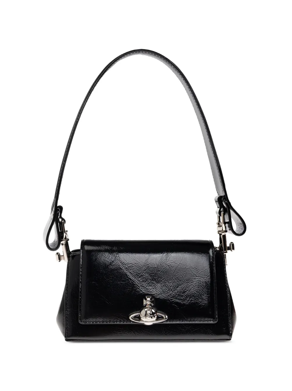 Vivienne Westwood Hazel Small Orb-plaque bag - Black