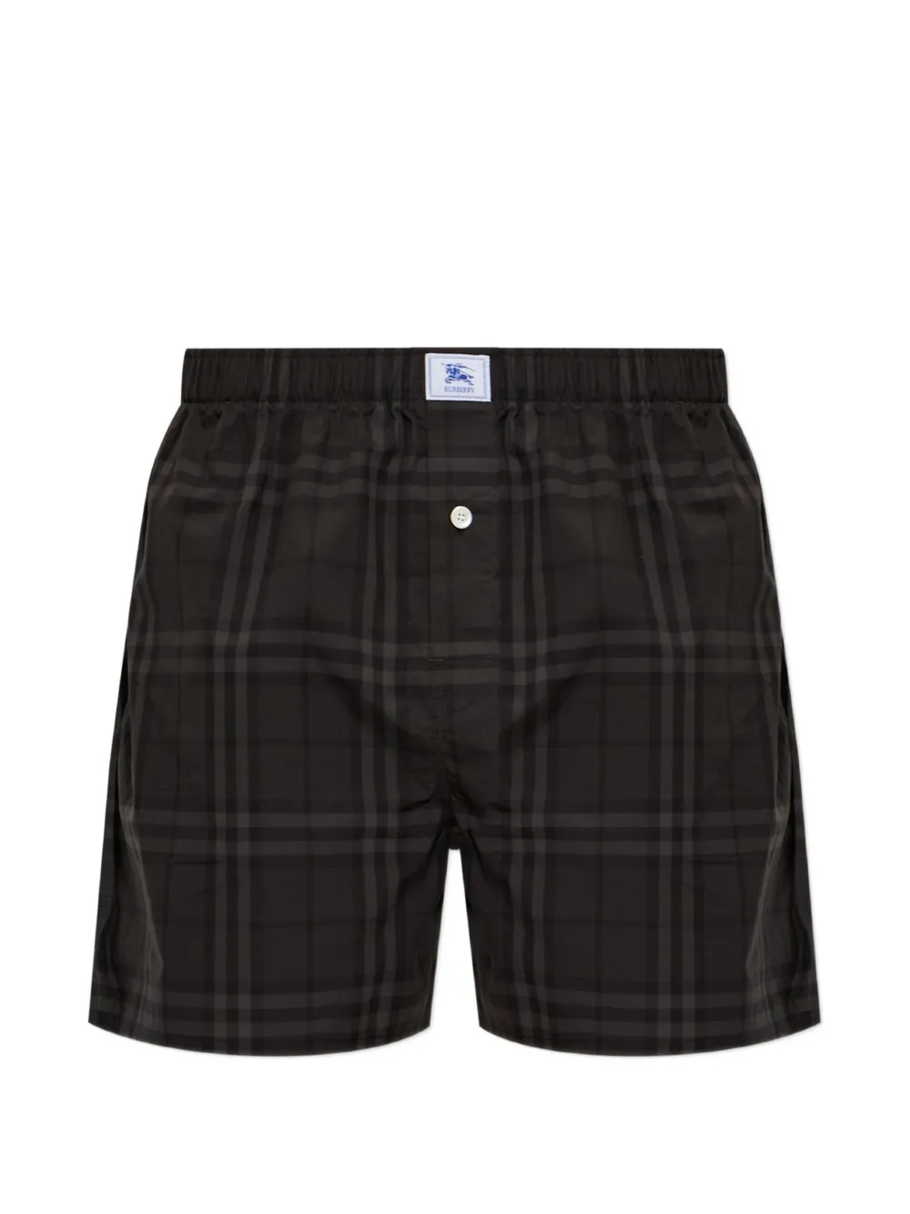 Burberry Check cotton boxer shorts - Nero
