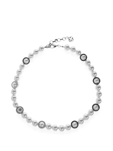Casablanca Sci-Fi faux-pearl necklace
