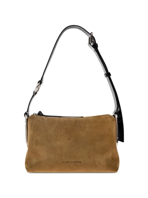 Marc Jacobs logo-debossed suede shoulder bag