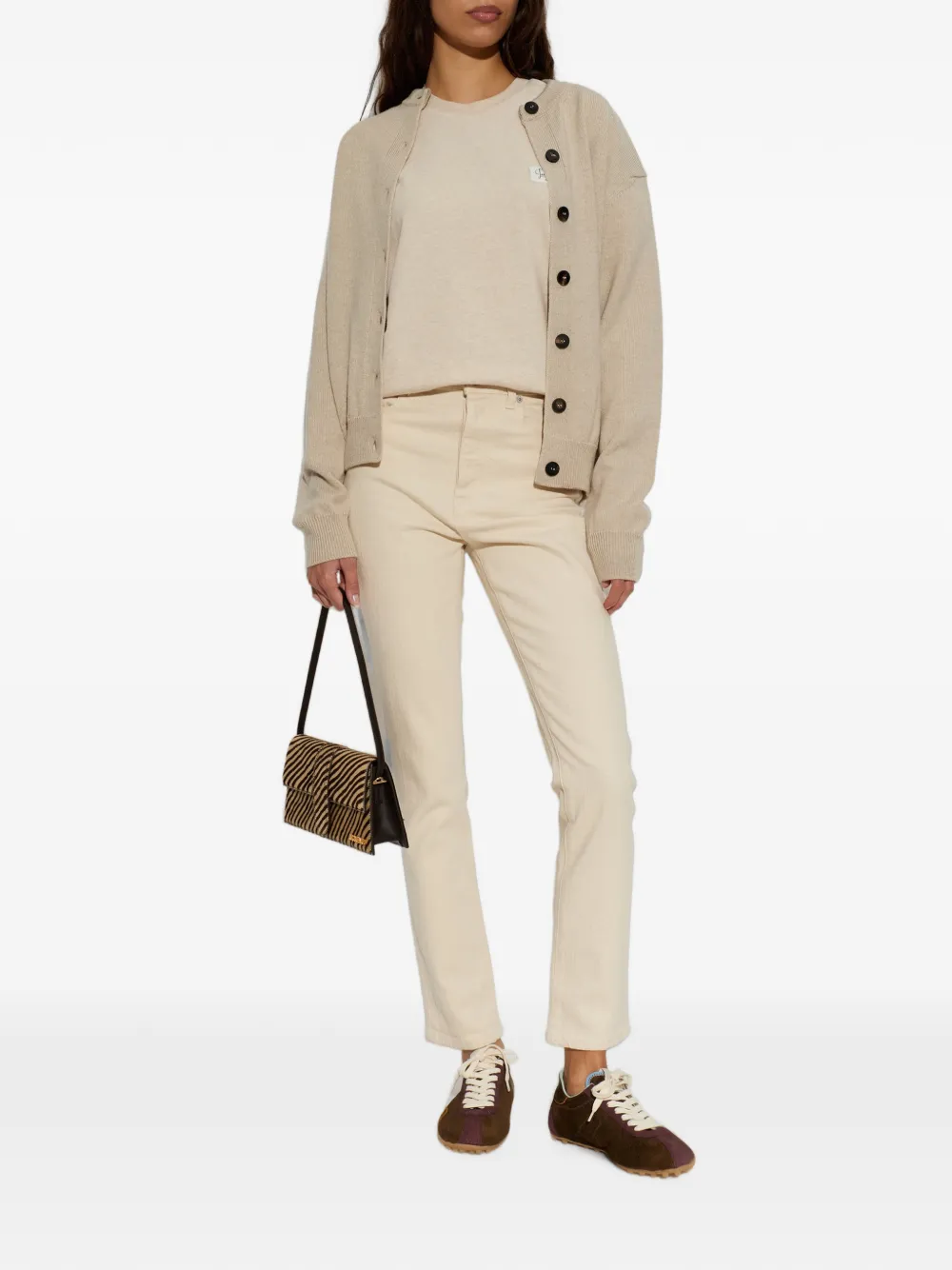 Jacquemus The de-Nîmes Palma denimbroek Beige