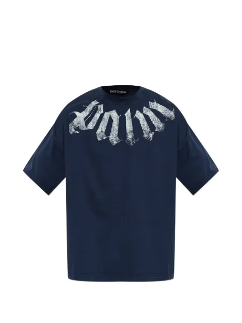 Palm Angels Big Neck logo-print T-shirt