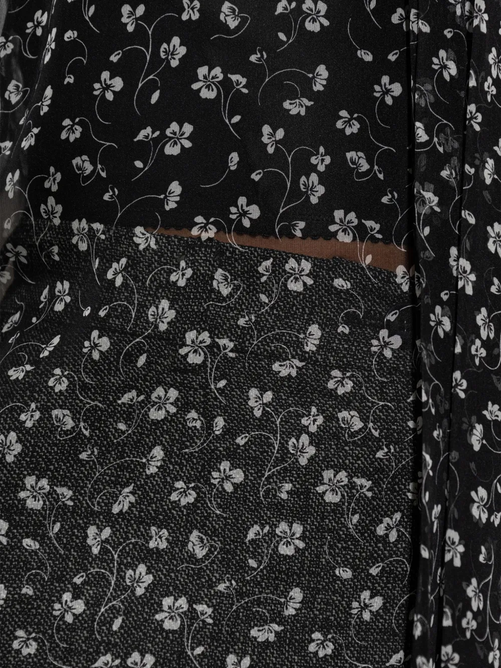 Dolce & Gabbana Blouse met bloemenprint Zwart