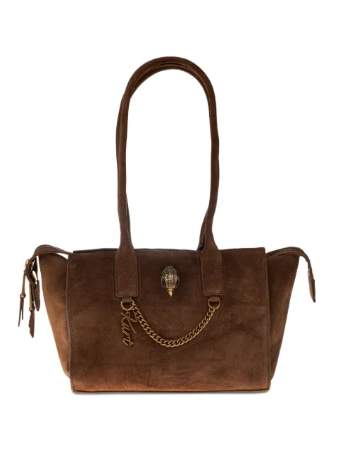 Kurt Geiger London Sloane chain-link suede shoulder bag