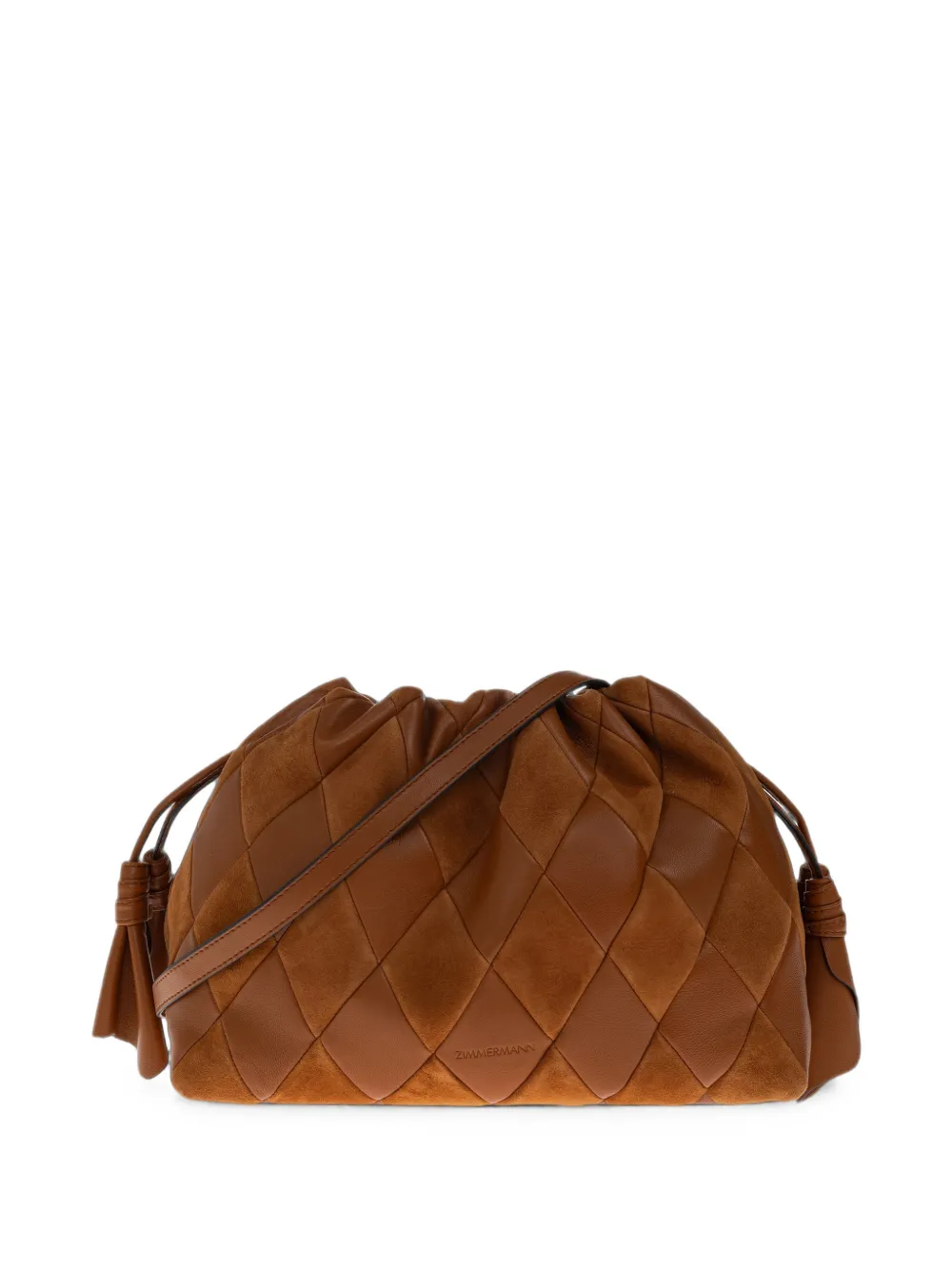 ZIMMERMANN Cloud 91 gewatteerde clutch met diamant Bruin