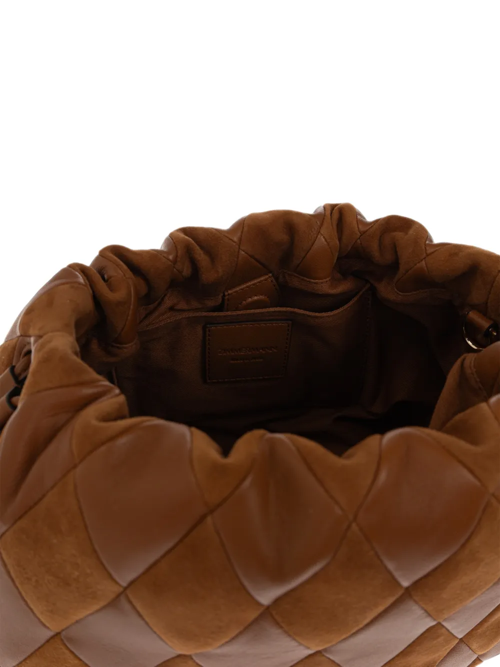 ZIMMERMANN Cloud 91 gewatteerde clutch met diamant Bruin