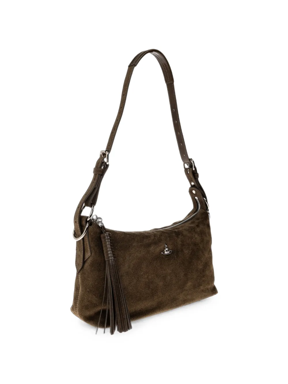 Vivienne Westwood Emma schoudertas met kwastje Bruin