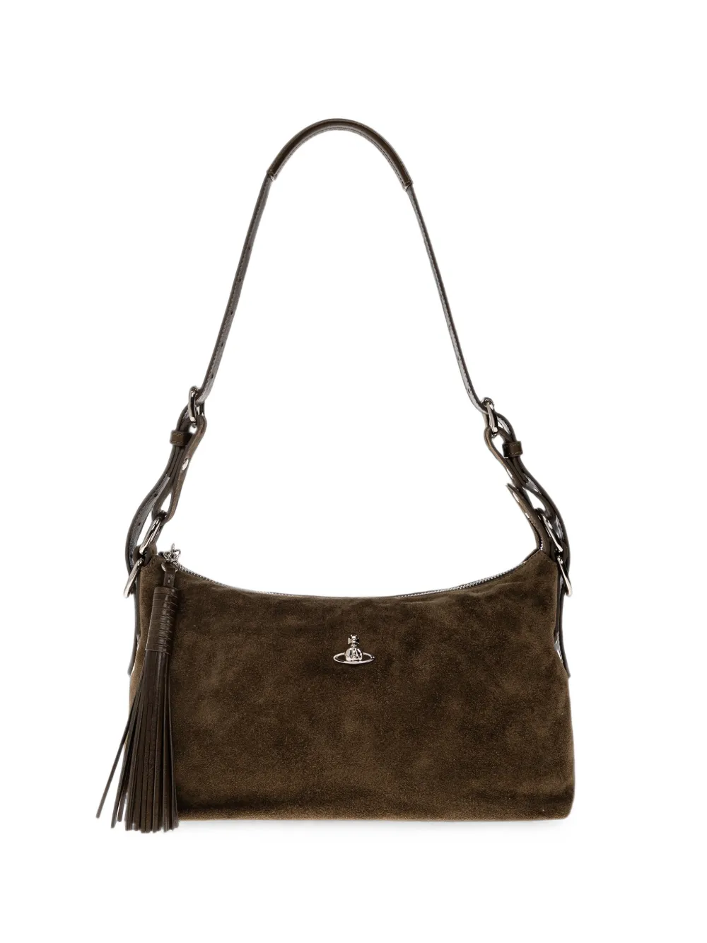 Vivienne Westwood Emma tassel shoulder bag - Marrone