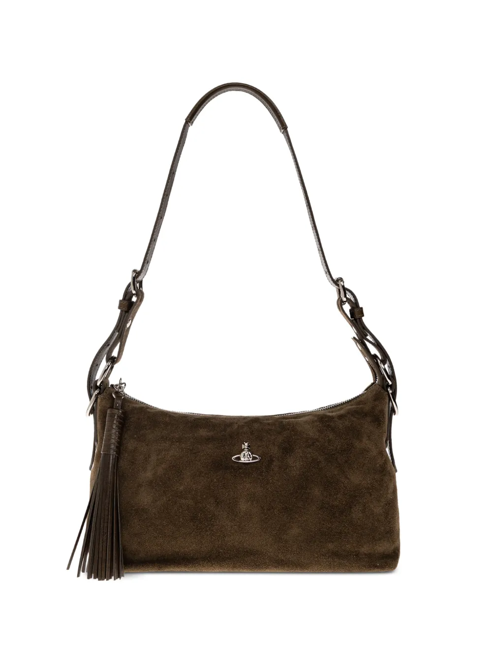 Vivienne Westwood Emma tassel shoulder bag - Brown