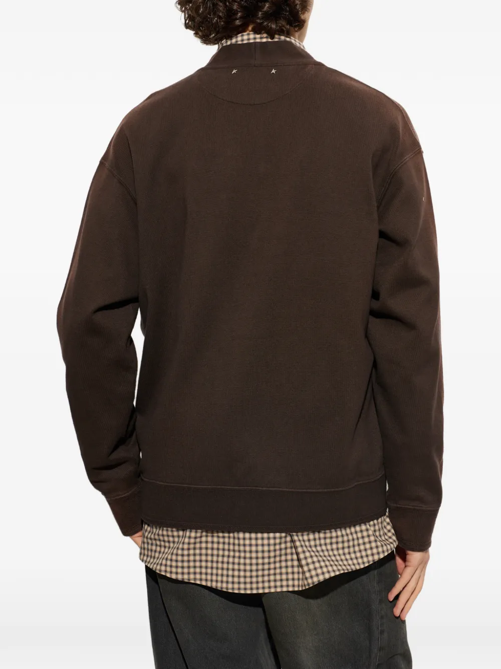 Golden Goose Romeo cotton cardigan Bruin