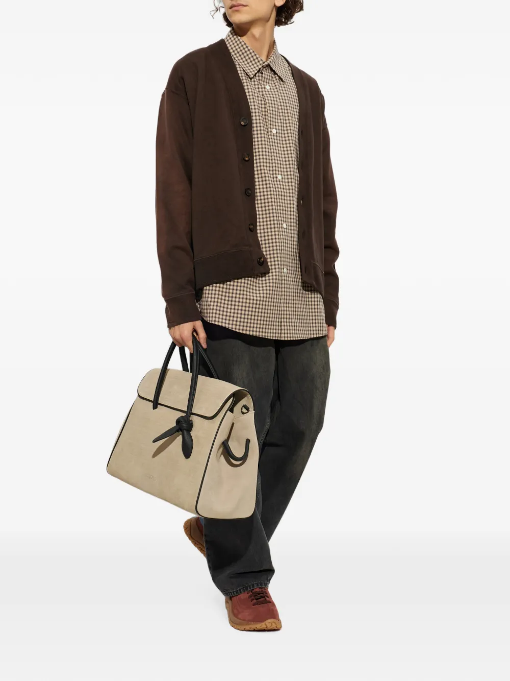 Golden Goose Romeo cotton cardigan Bruin