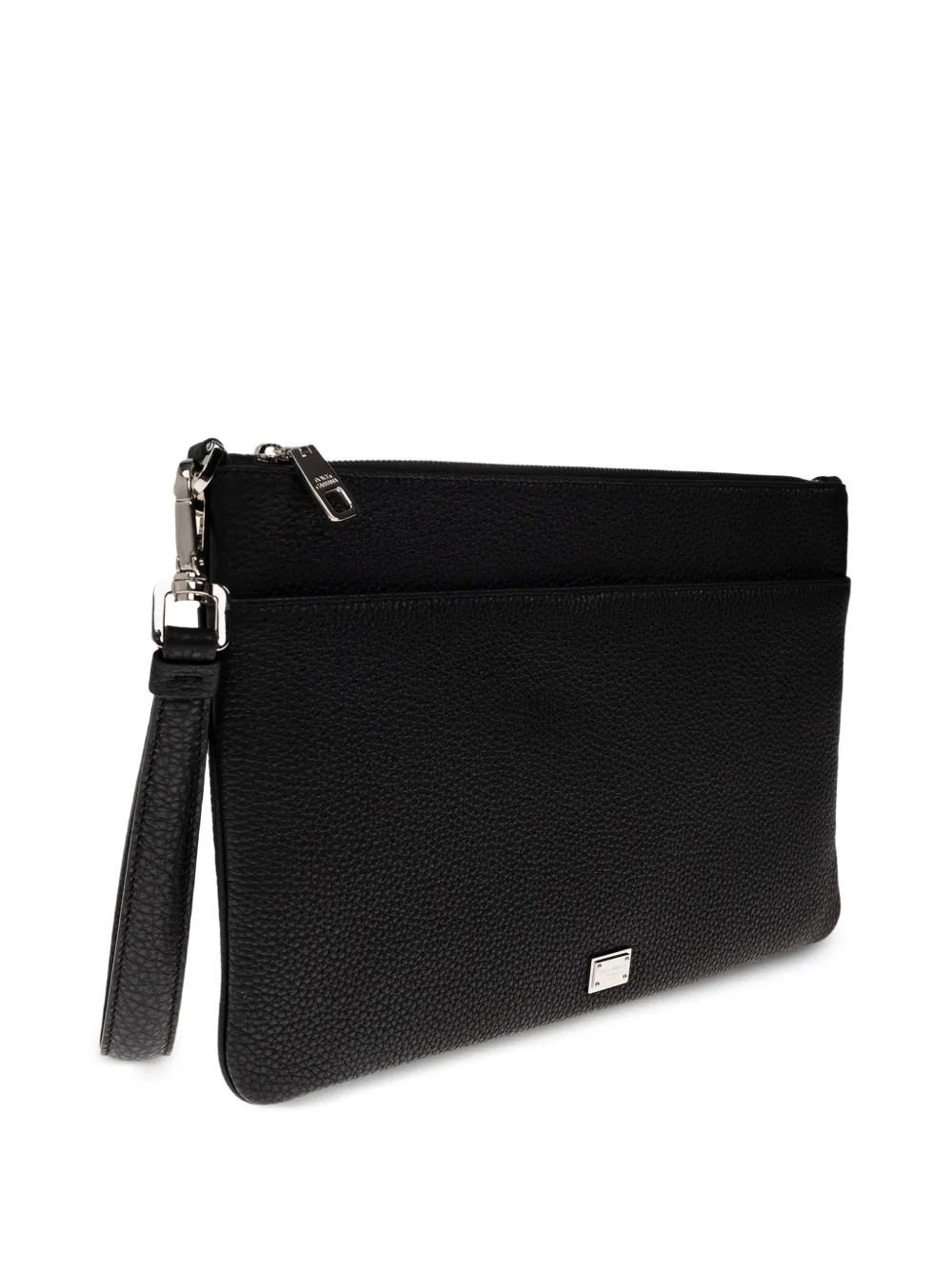 Dolce & Gabbana Clutch met logoplakkaat Zwart
