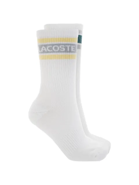 Lacoste logo-print striped socks (set of two pairs)