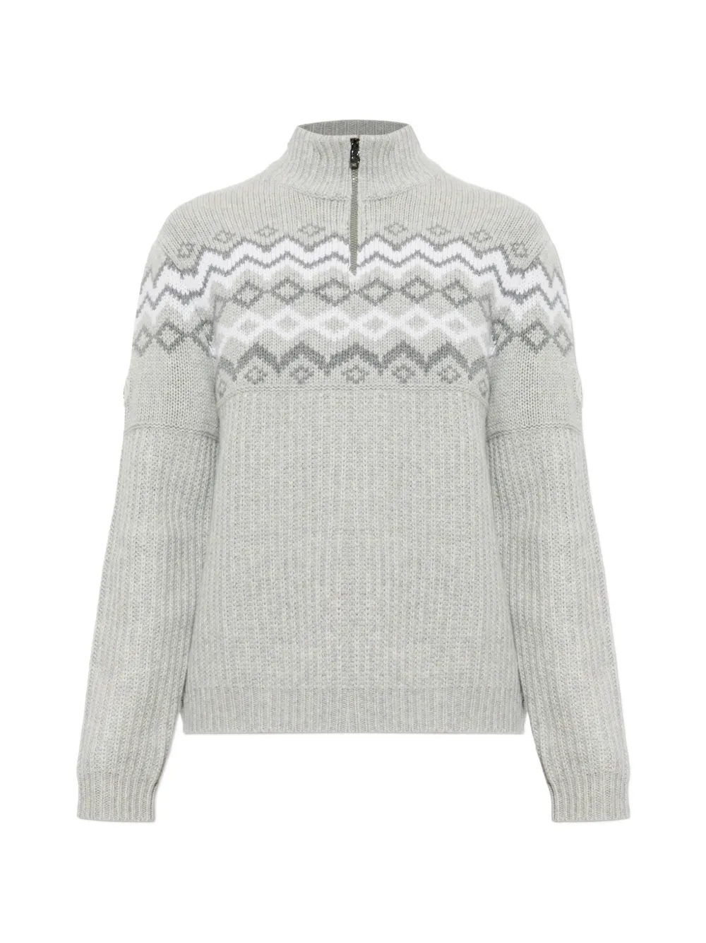BOGNER Ludi Fair Isle sweater - Grey
