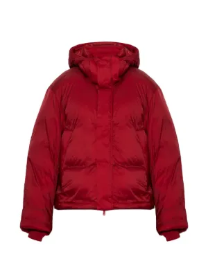 Jil Sander ハイネック ジップアップ ジャケット | レッド | FARFETCH JP