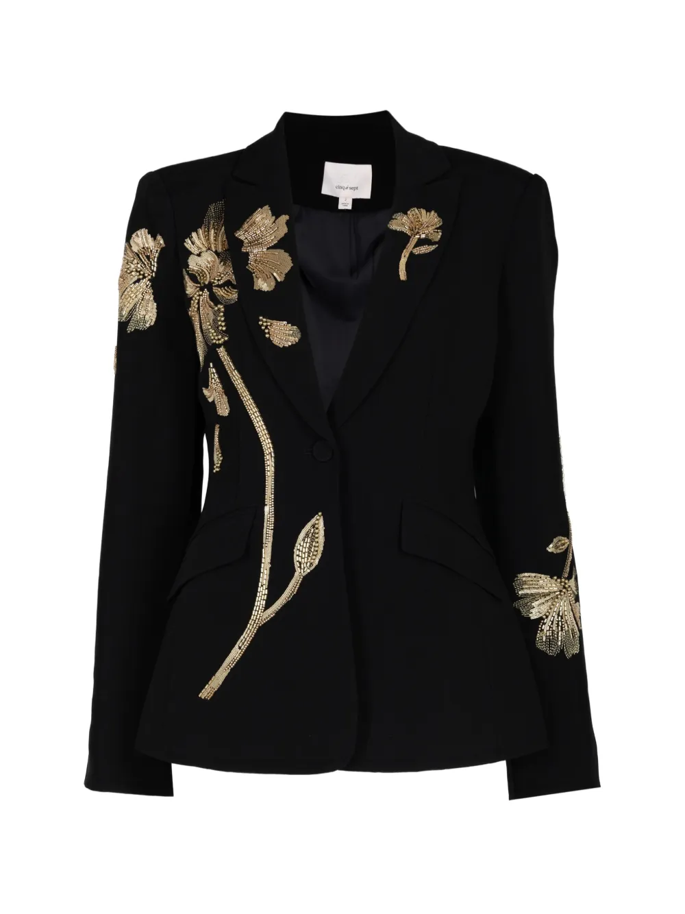 Cinq A Sept Gilded Peony Cheyenne blazer Zwart