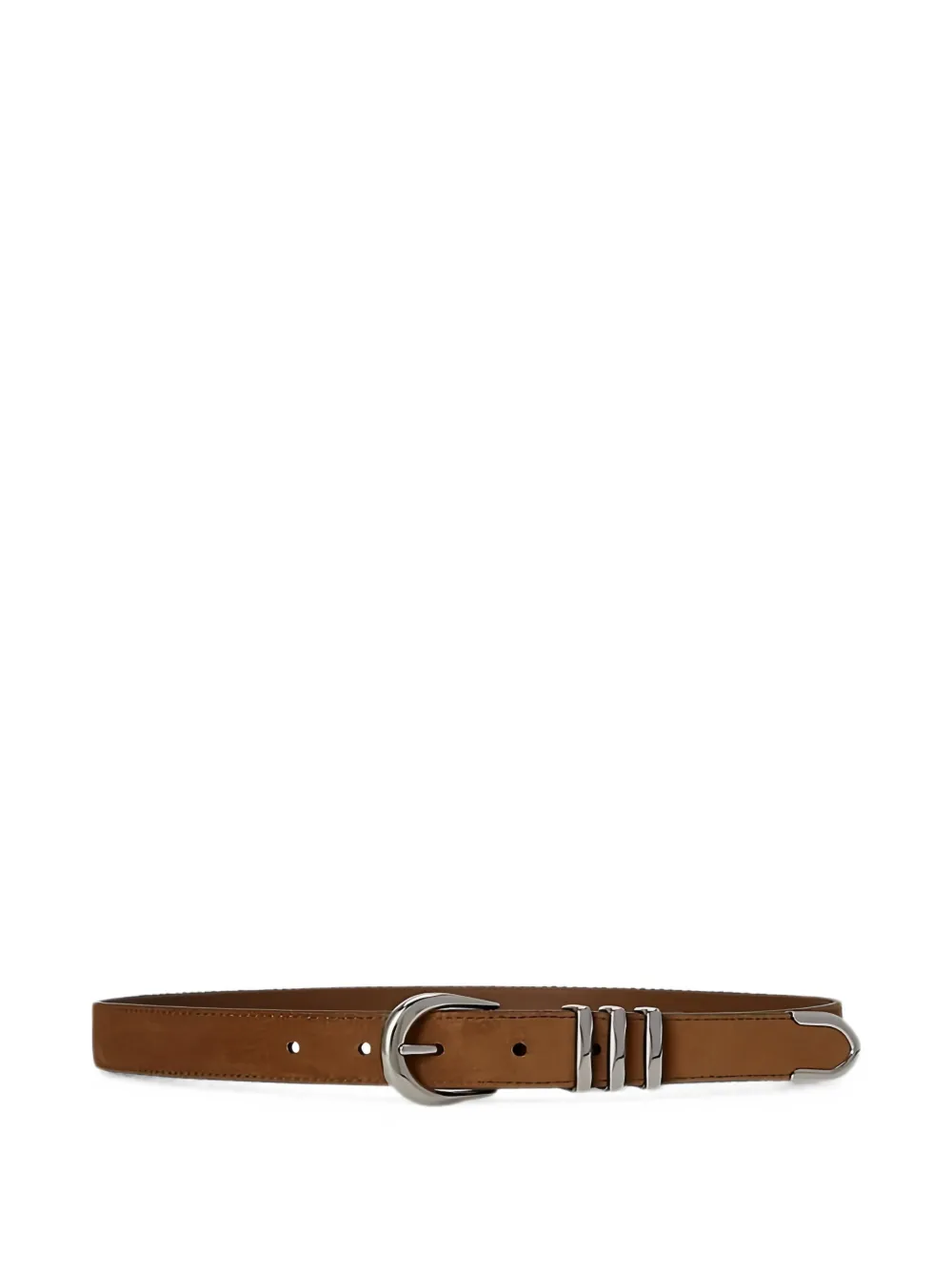 Lauren Ralph Lauren suede triple-keeper belt