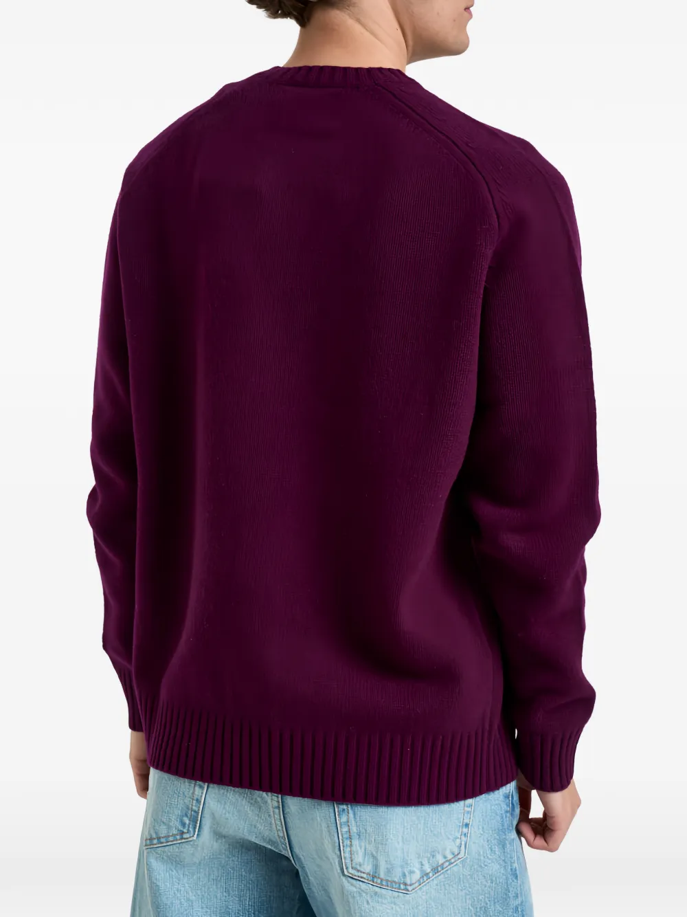MC2 Saint Barth embroidered-logo sweater Paars