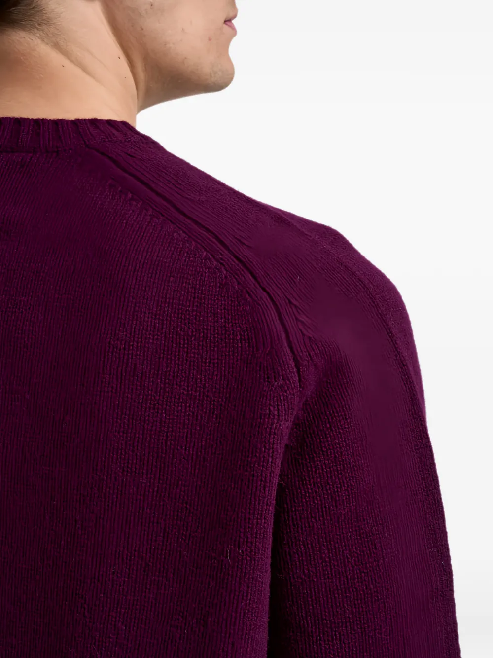 MC2 Saint Barth embroidered-logo sweater Paars